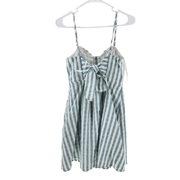 COPY - Luca And Grae Women's Sea Green Sing To Me Button Up Mini Dress - S - Picture 5 of 7